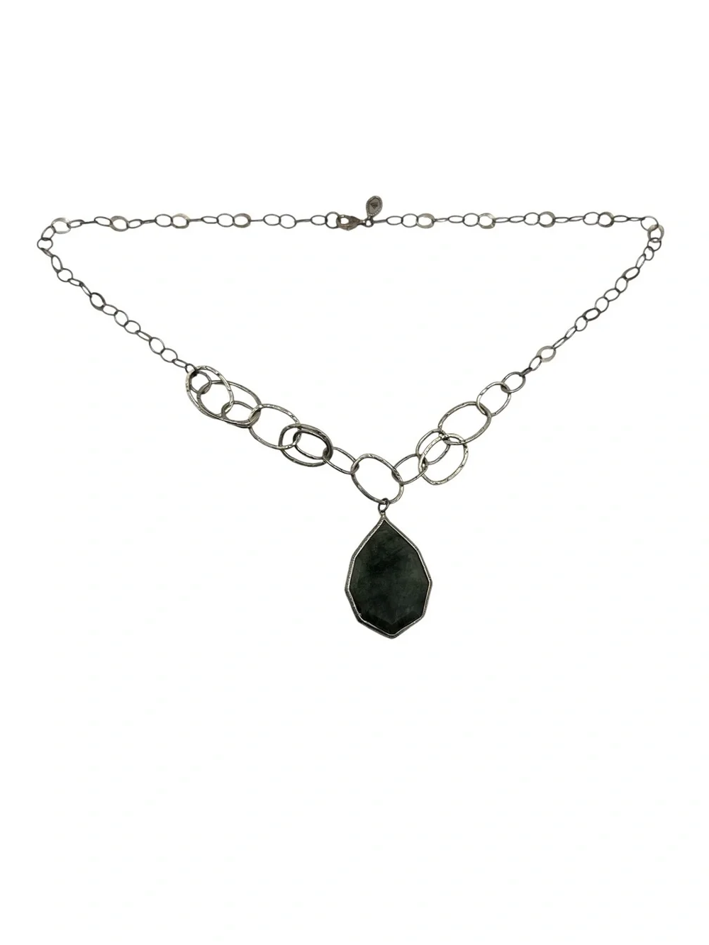 Vintage Silpada Sterling Silver Labradorite Wild Blue Yonder Necklace 24”